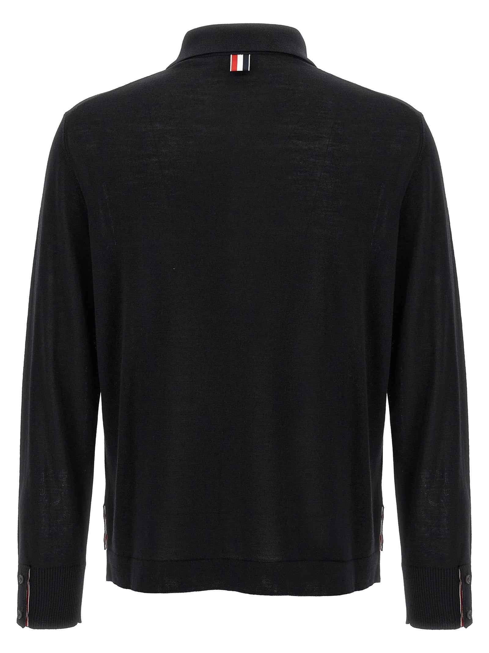 Black Virgin Wool Cardigan
