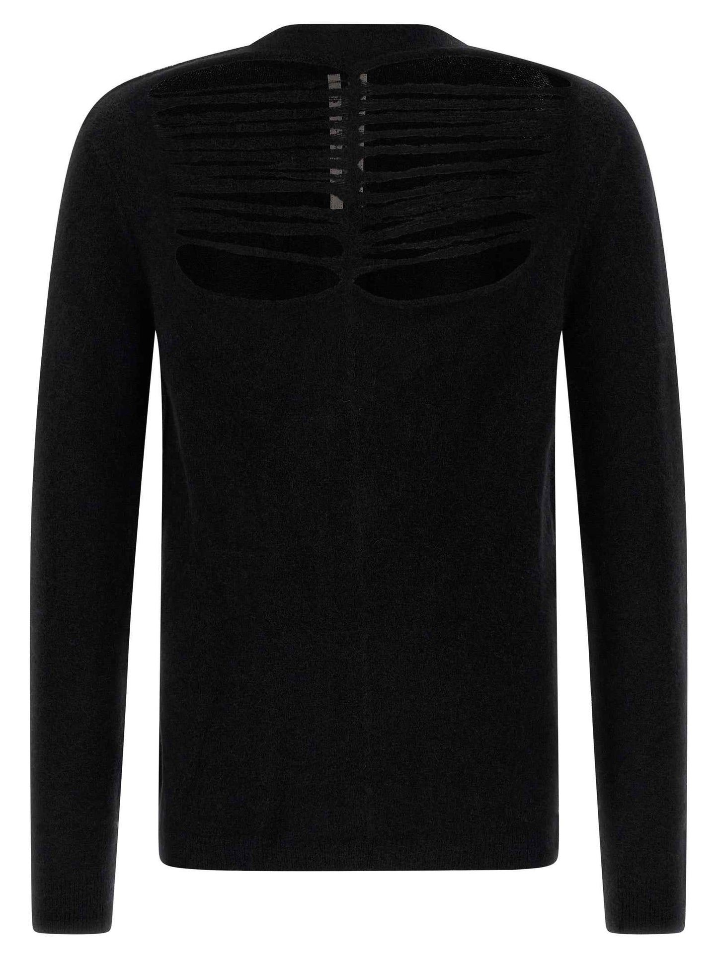 Black Wool Cardigan