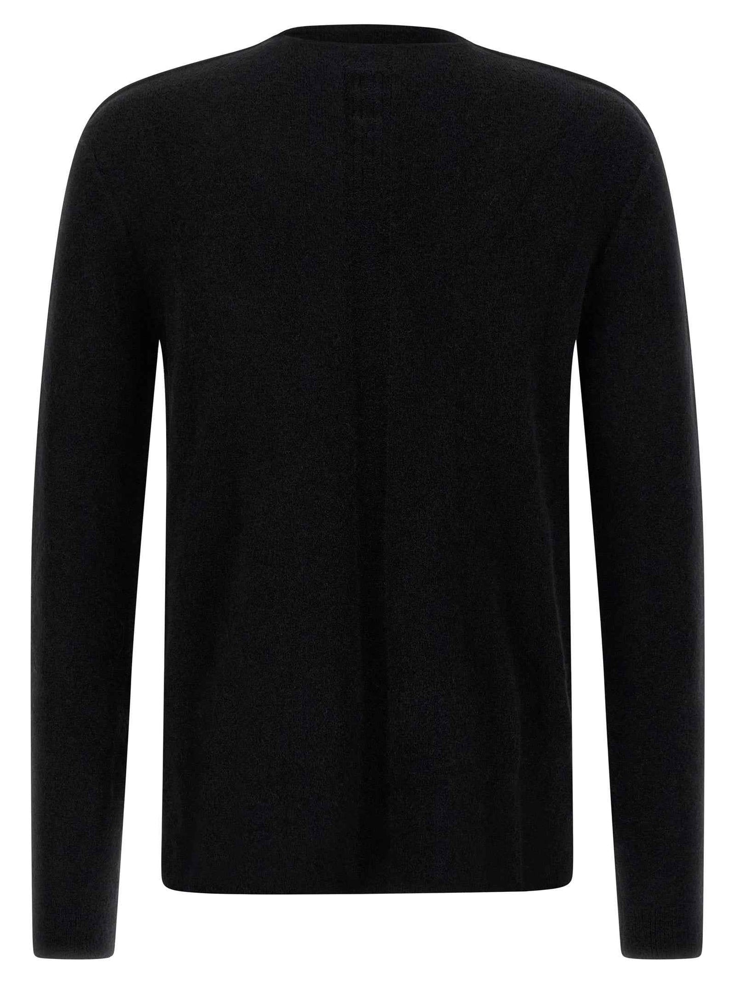 Black Wool Cardigan