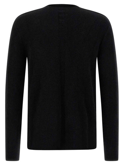 Black Wool Cardigan