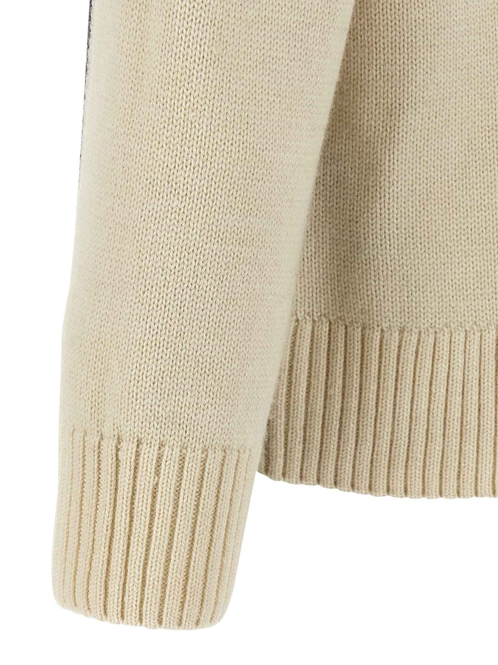 Gray Elastane Cardigan