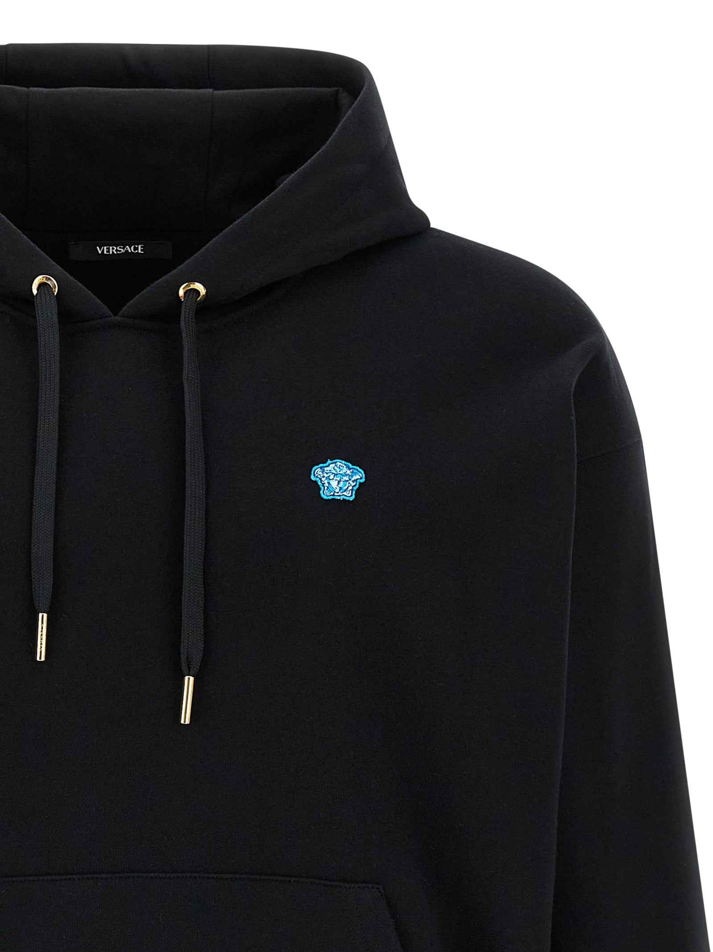 Black Cotton Sweatshirt
