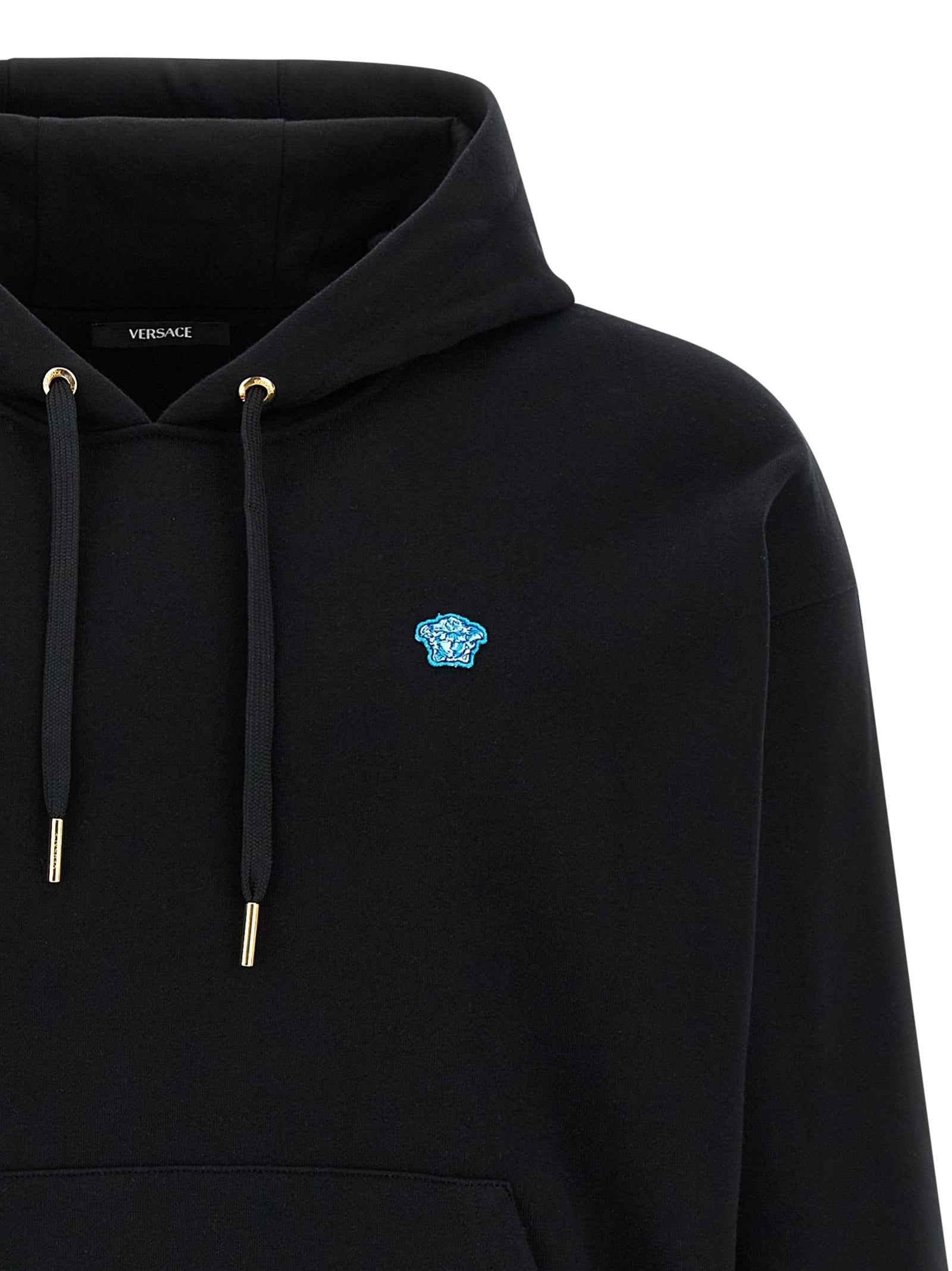 Black Cotton Sweatshirt