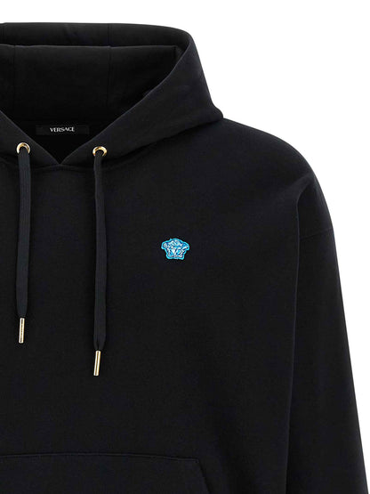 Black Cotton Sweatshirt