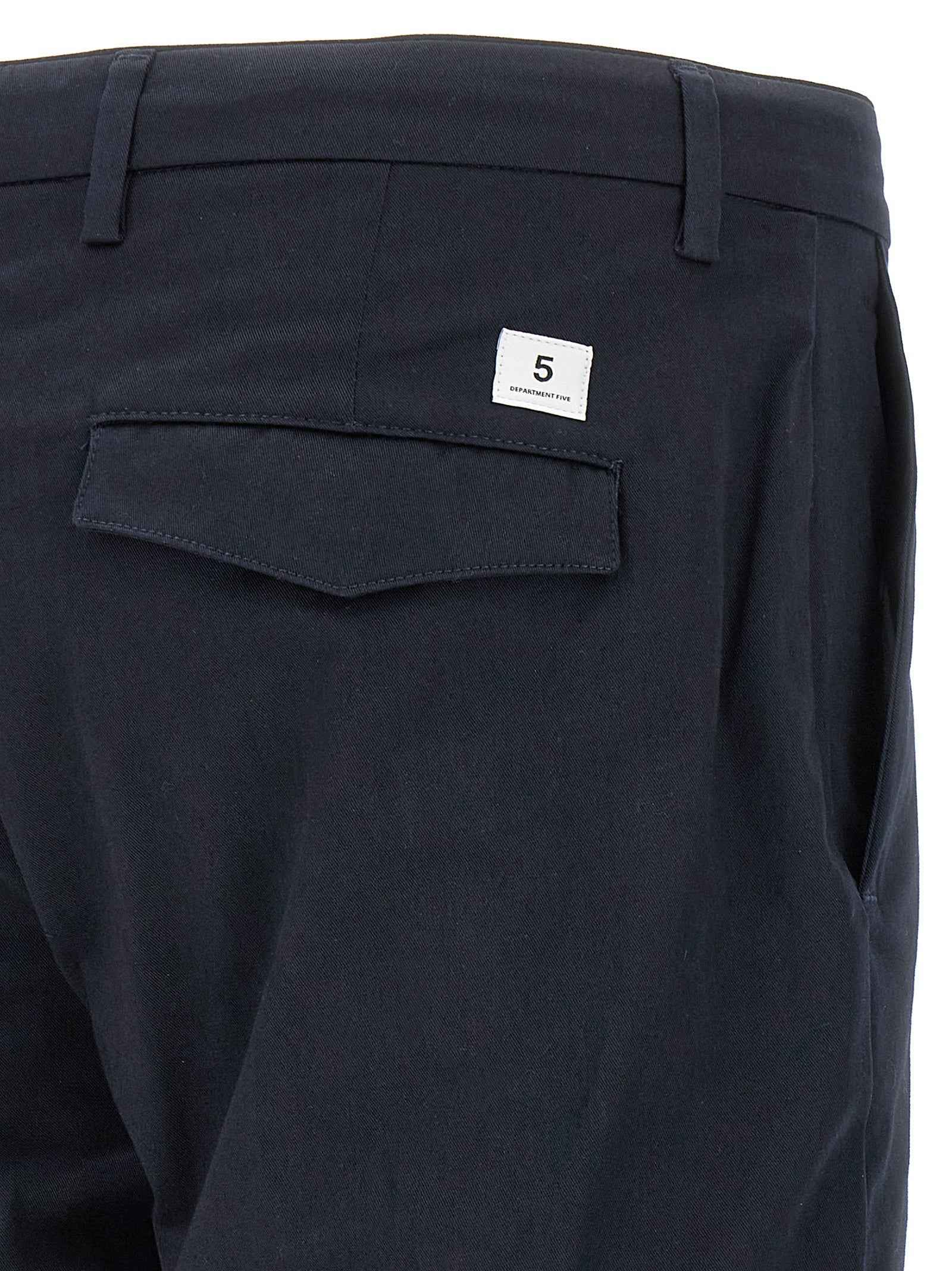 Gray Cotton Cropped Pants