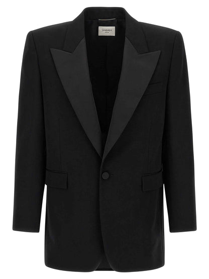 Black Wool Blazer