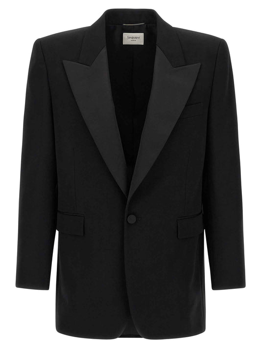 Black Wool Blazer
