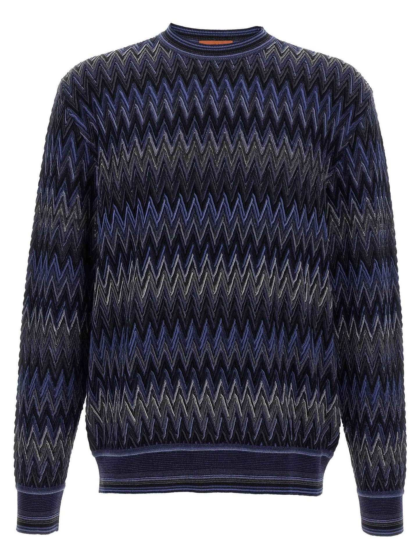 Blue Wool Cardigan