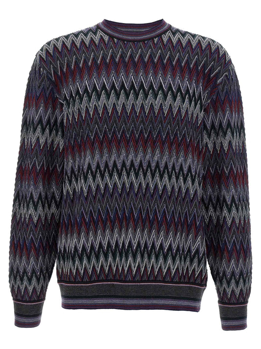 Blue Wool Cardigan