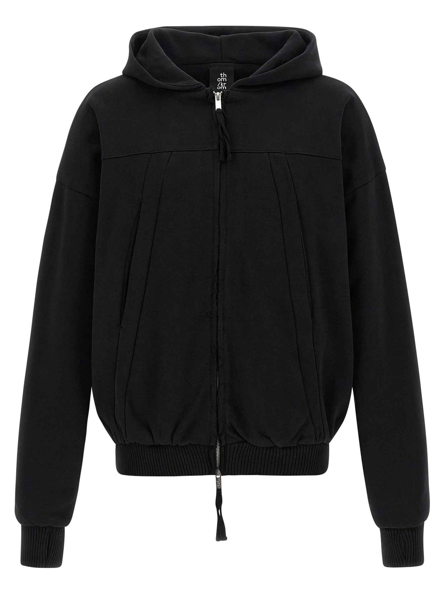 Black Cotton Sweatshirt