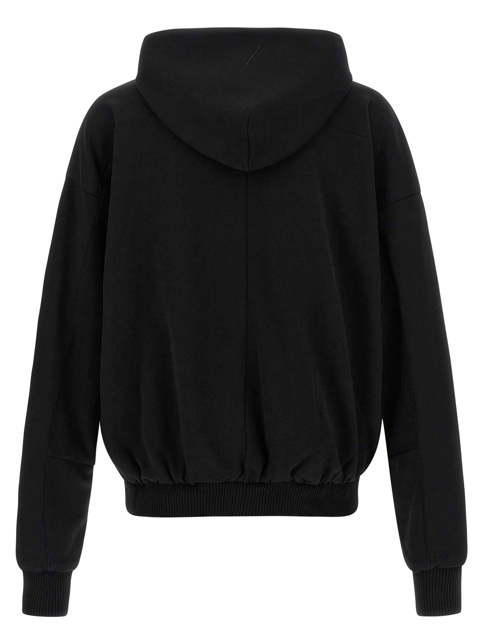 Black Cotton Sweatshirt