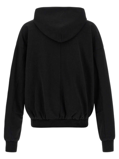 Black Cotton Sweatshirt