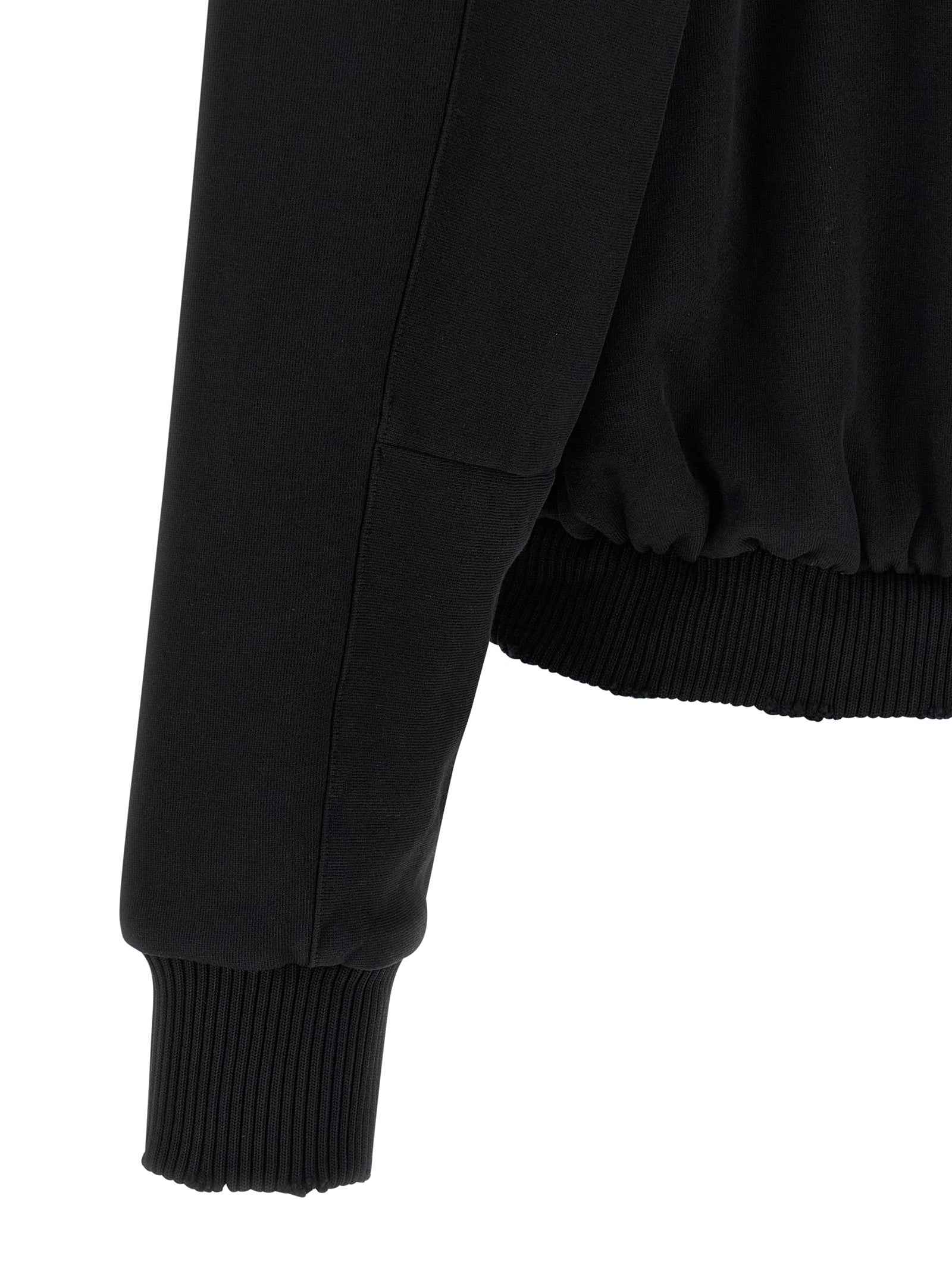 Black Cotton Sweatshirt