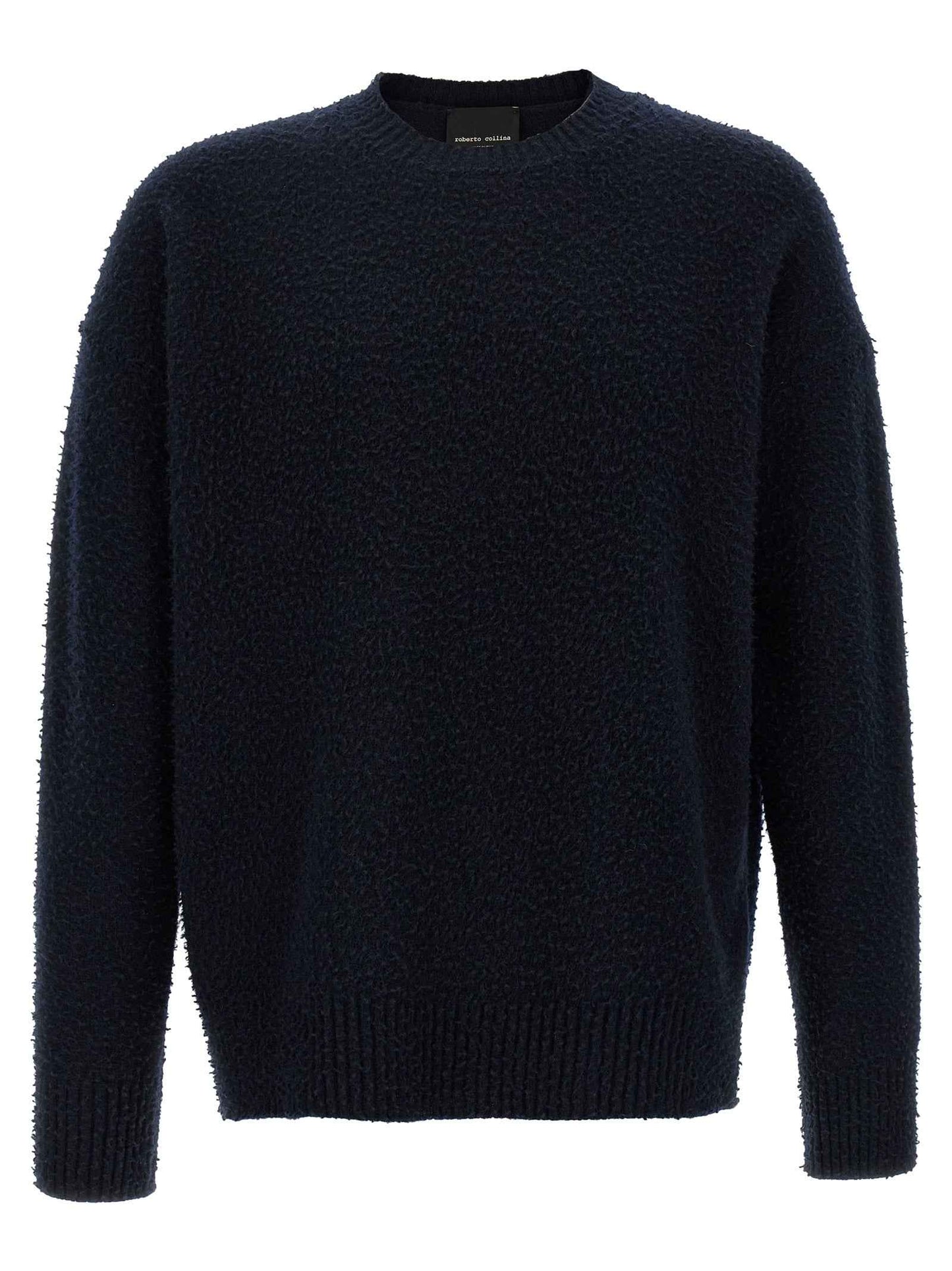 Blue Merino Wool Cardigan