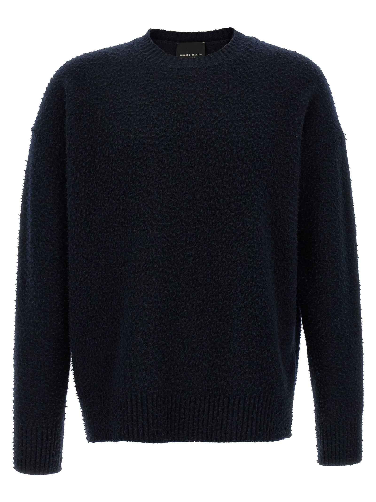 Blue Merino Wool Cardigan