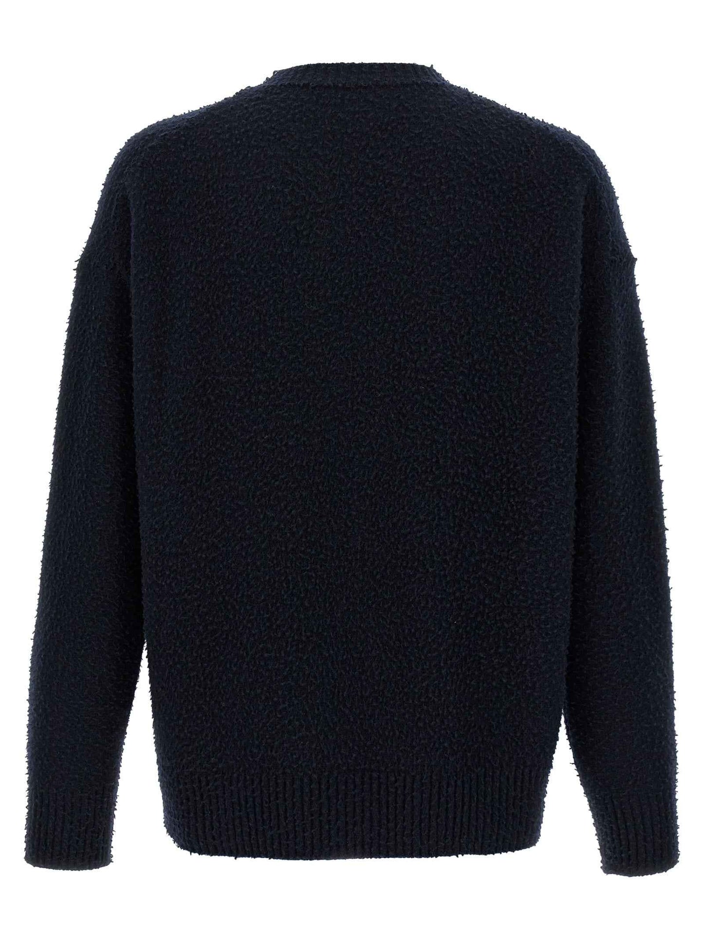 Blue Merino Wool Cardigan