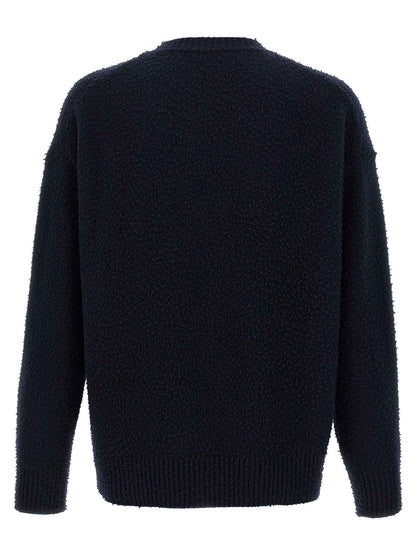 Blue Merino Wool Cardigan