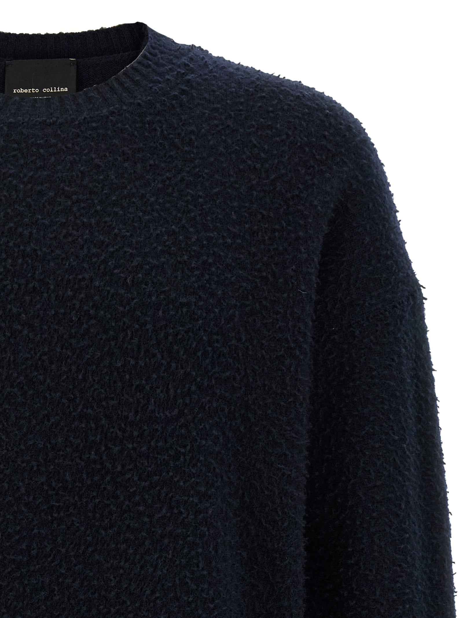 Blue Merino Wool Cardigan