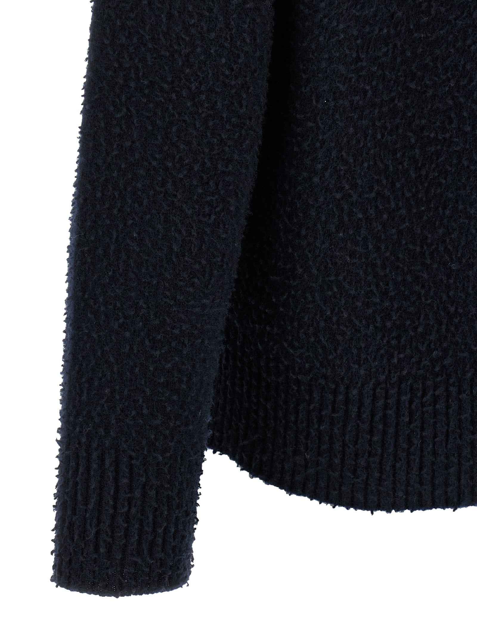 Blue Merino Wool Cardigan