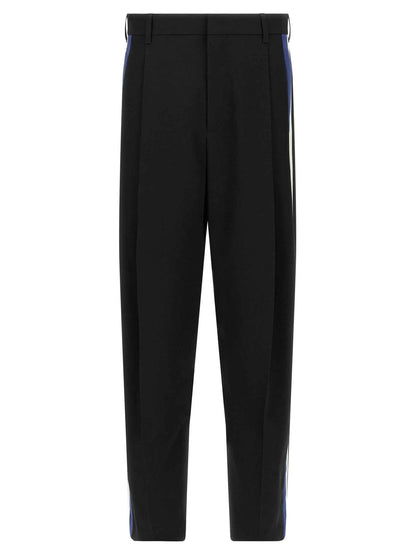 Black Virgin Wool Dress Pants