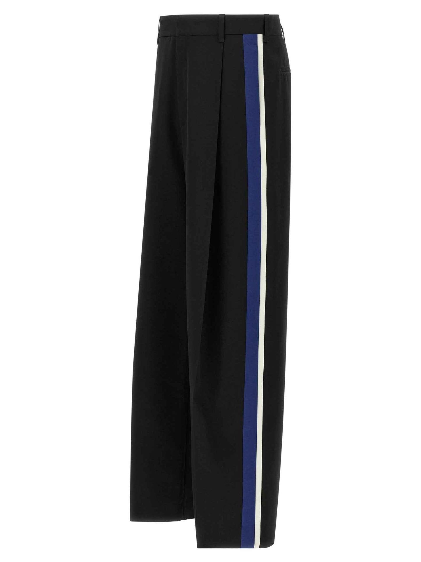 Black Virgin Wool Dress Pants