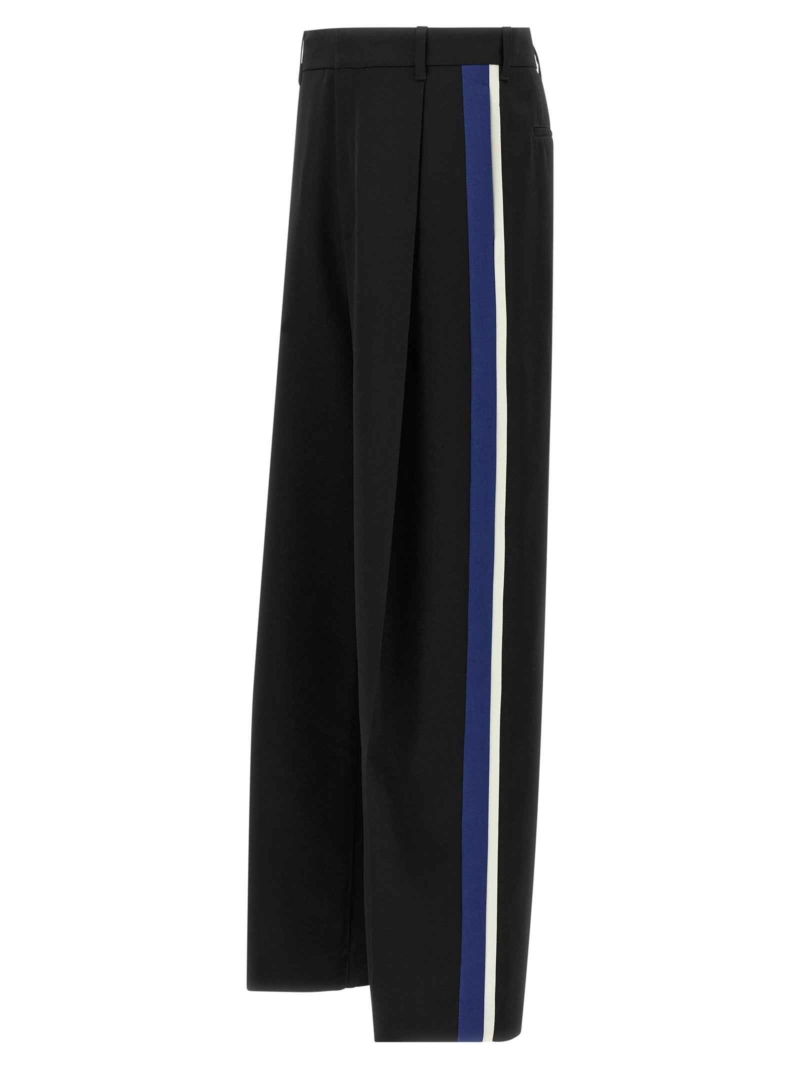 Black Virgin Wool Dress Pants