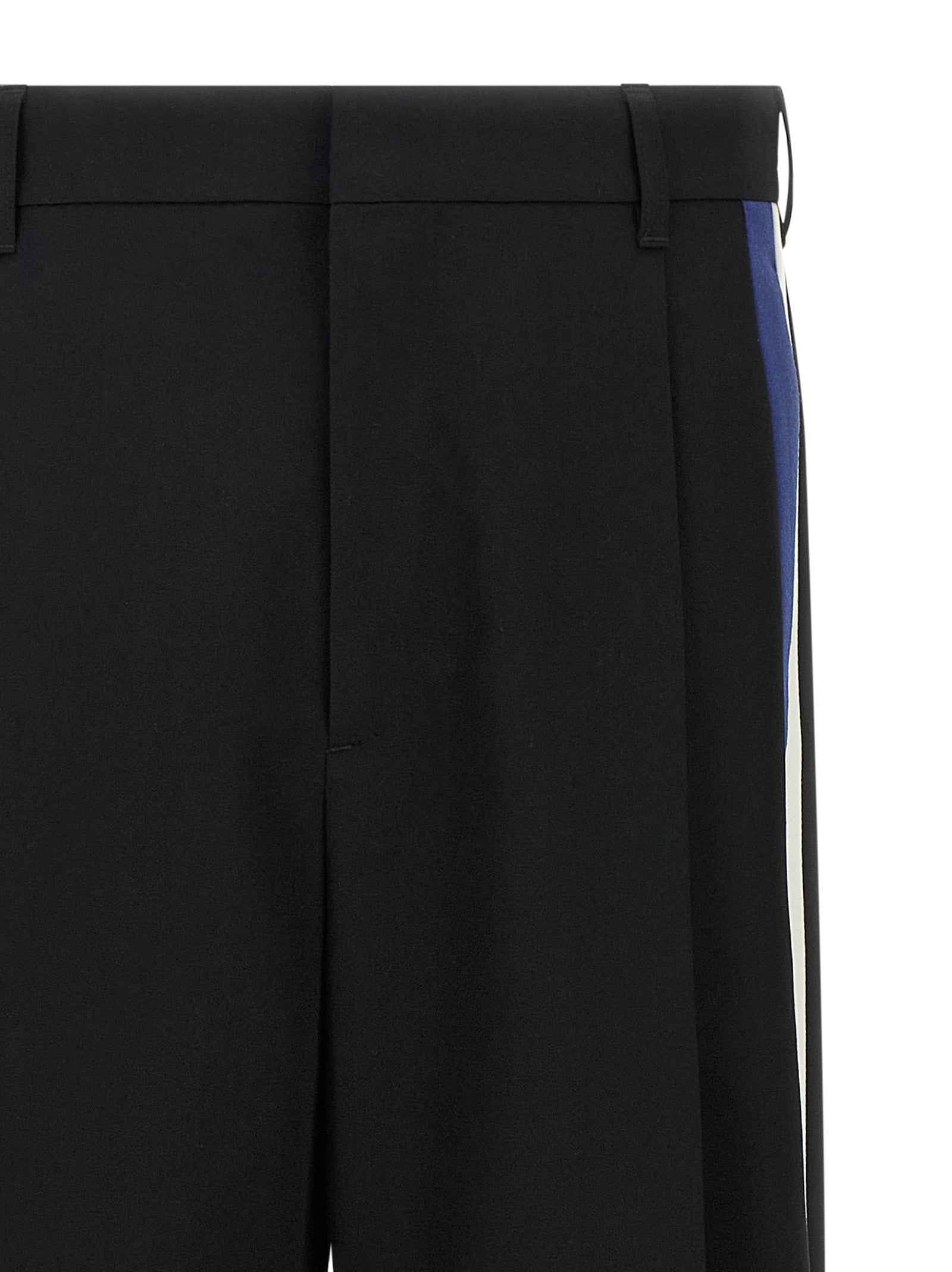 Black Virgin Wool Dress Pants