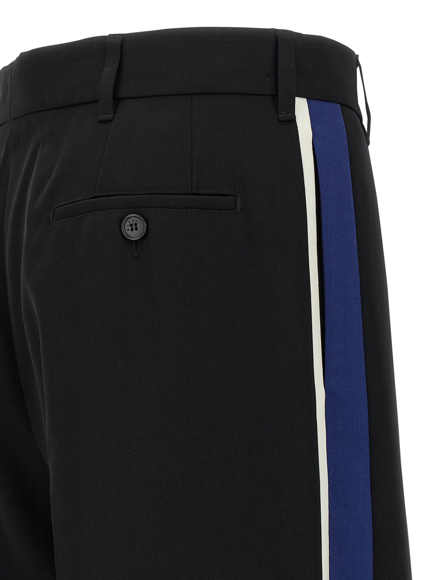 Black Virgin Wool Dress Pants