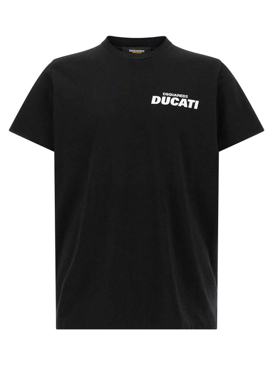 Bicolor Cotton T-Shirt