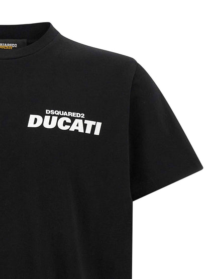 Bicolor Cotton T-Shirt