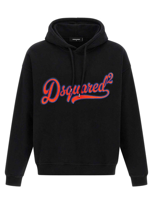 Black Cotton Sweatshirt