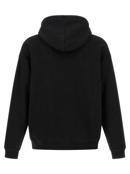 Black Cotton Sweatshirt