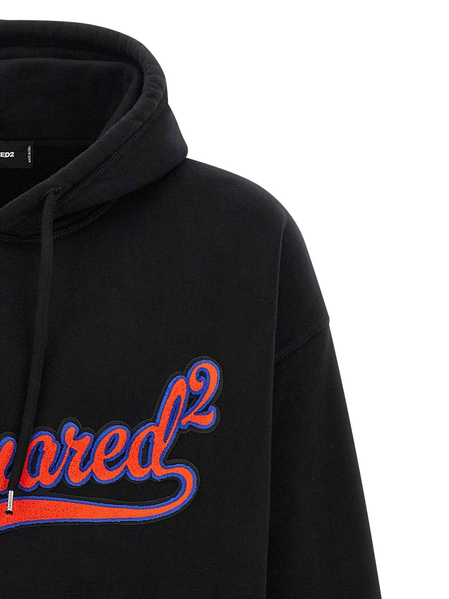 Black Cotton Sweatshirt