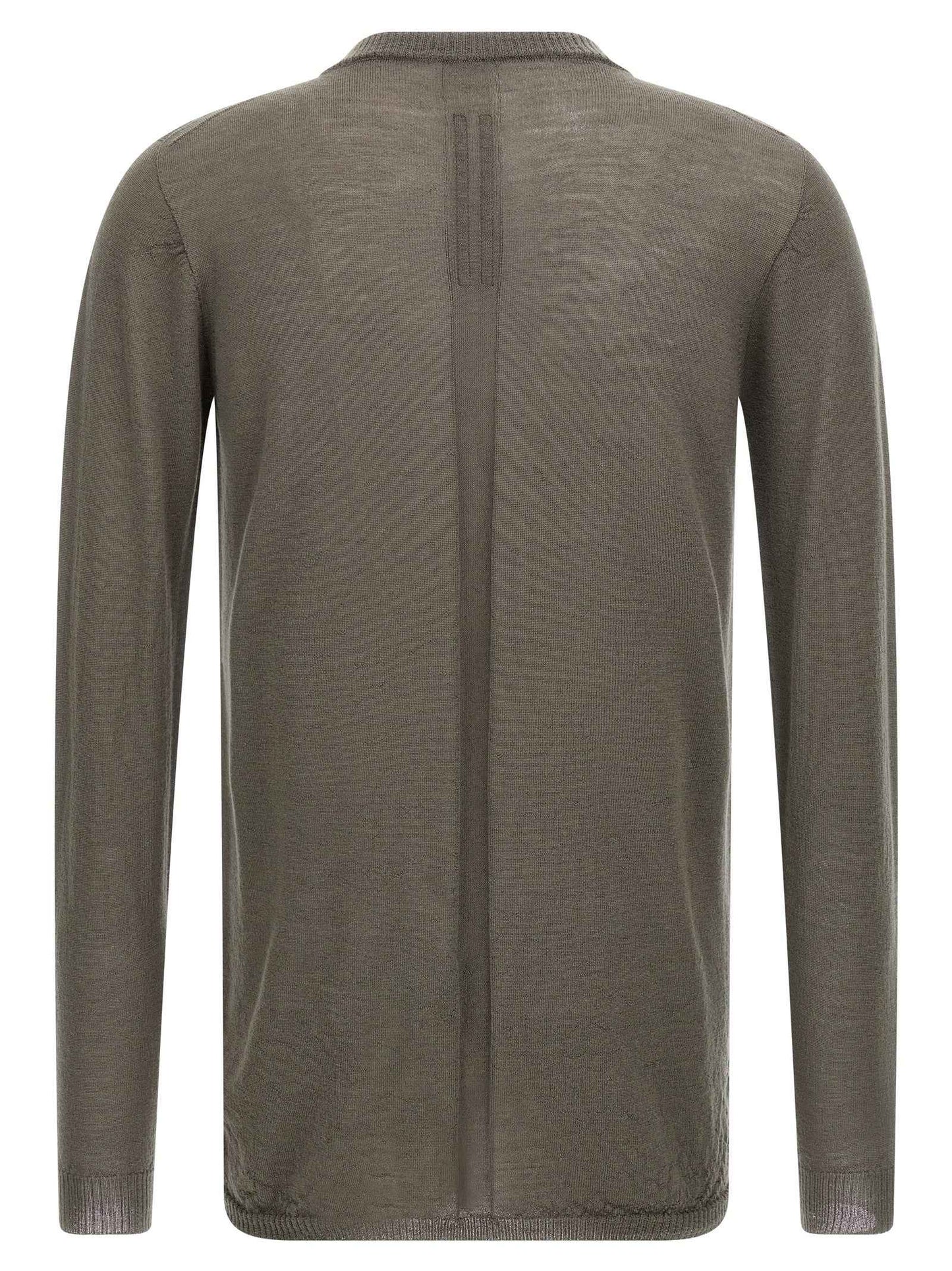 Gray Wool Cardigan