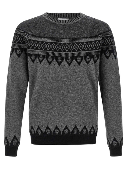 Gray Wool Cardigan