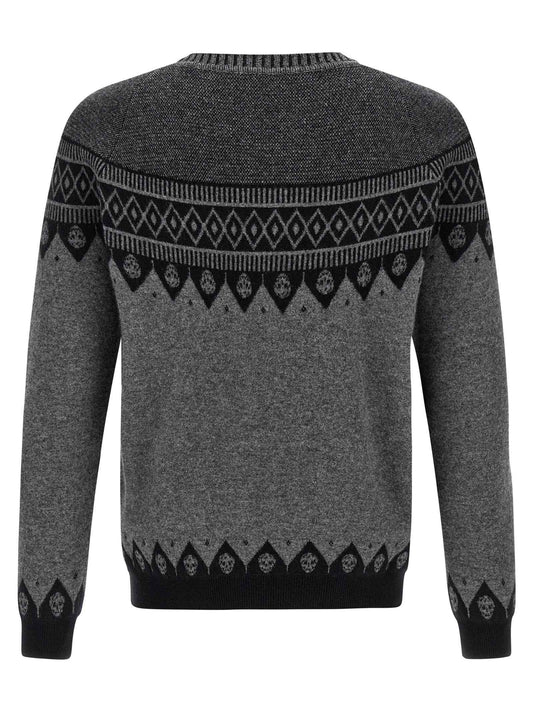 Gray Wool Cardigan