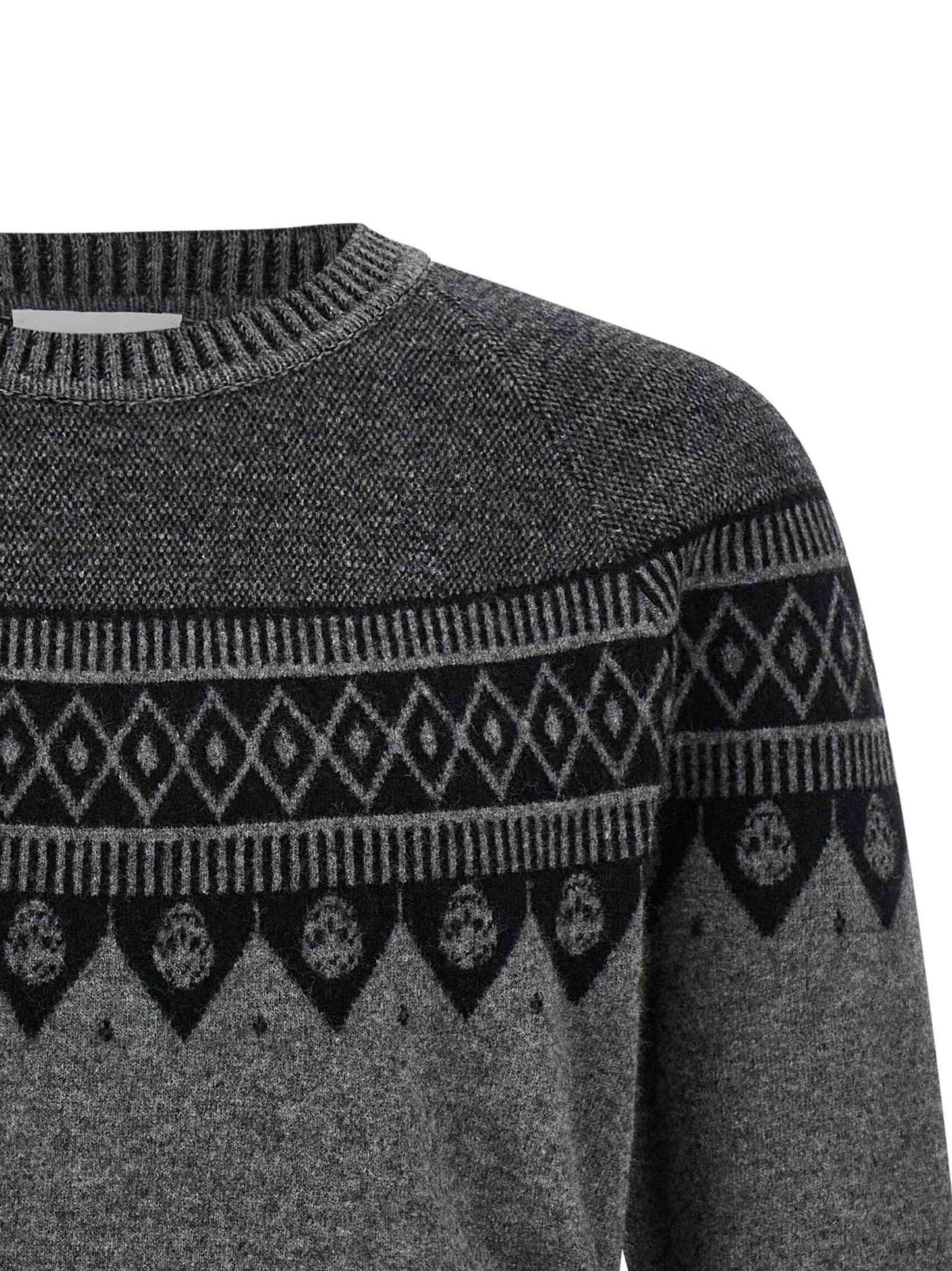 Gray Wool Cardigan