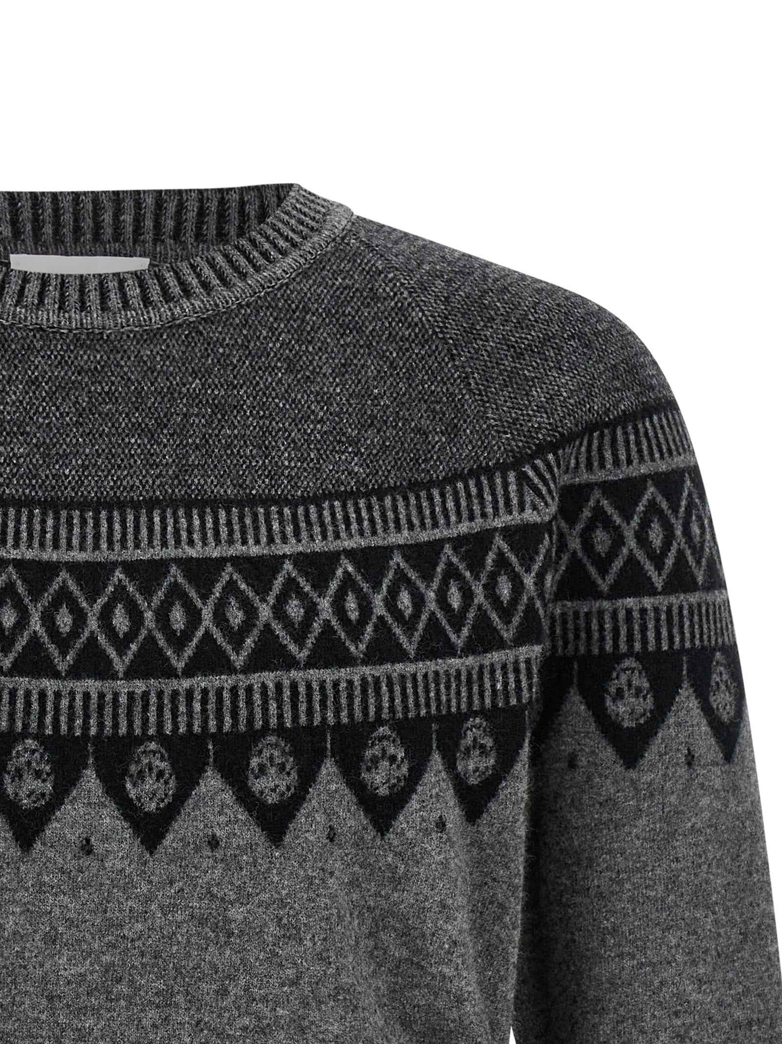 Gray Wool Cardigan