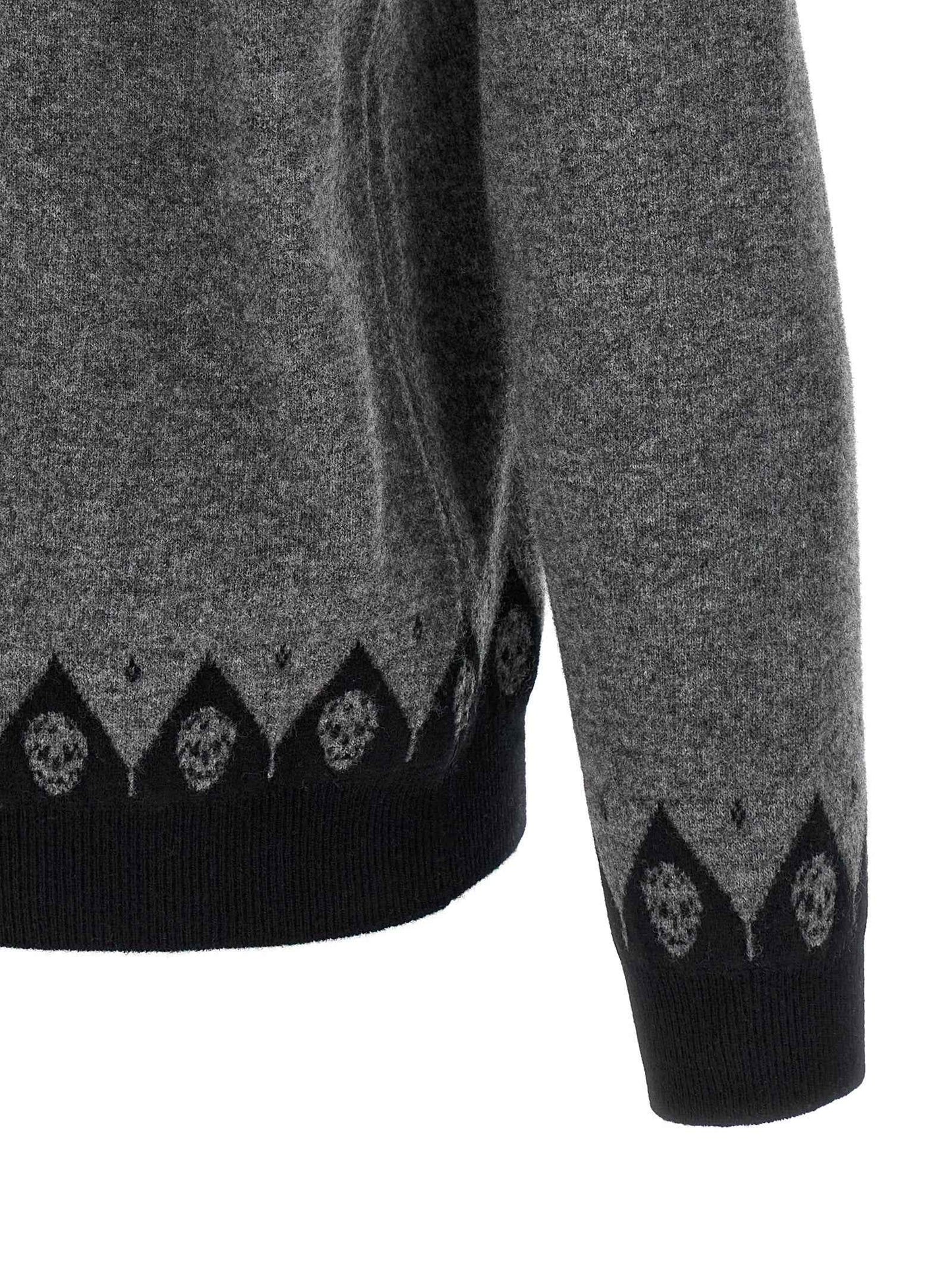 Gray Wool Cardigan