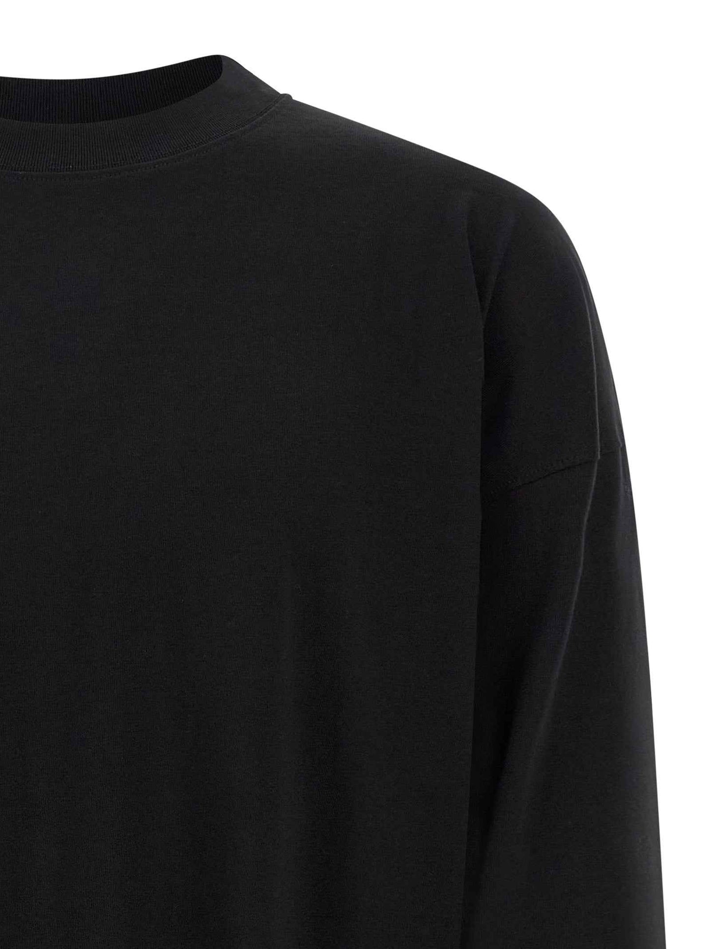 Black Cotton T-Shirt