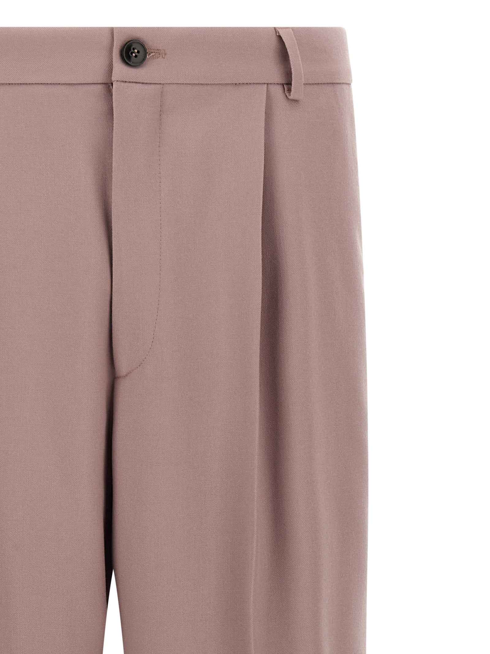 Multicolor Wool Dress Pants