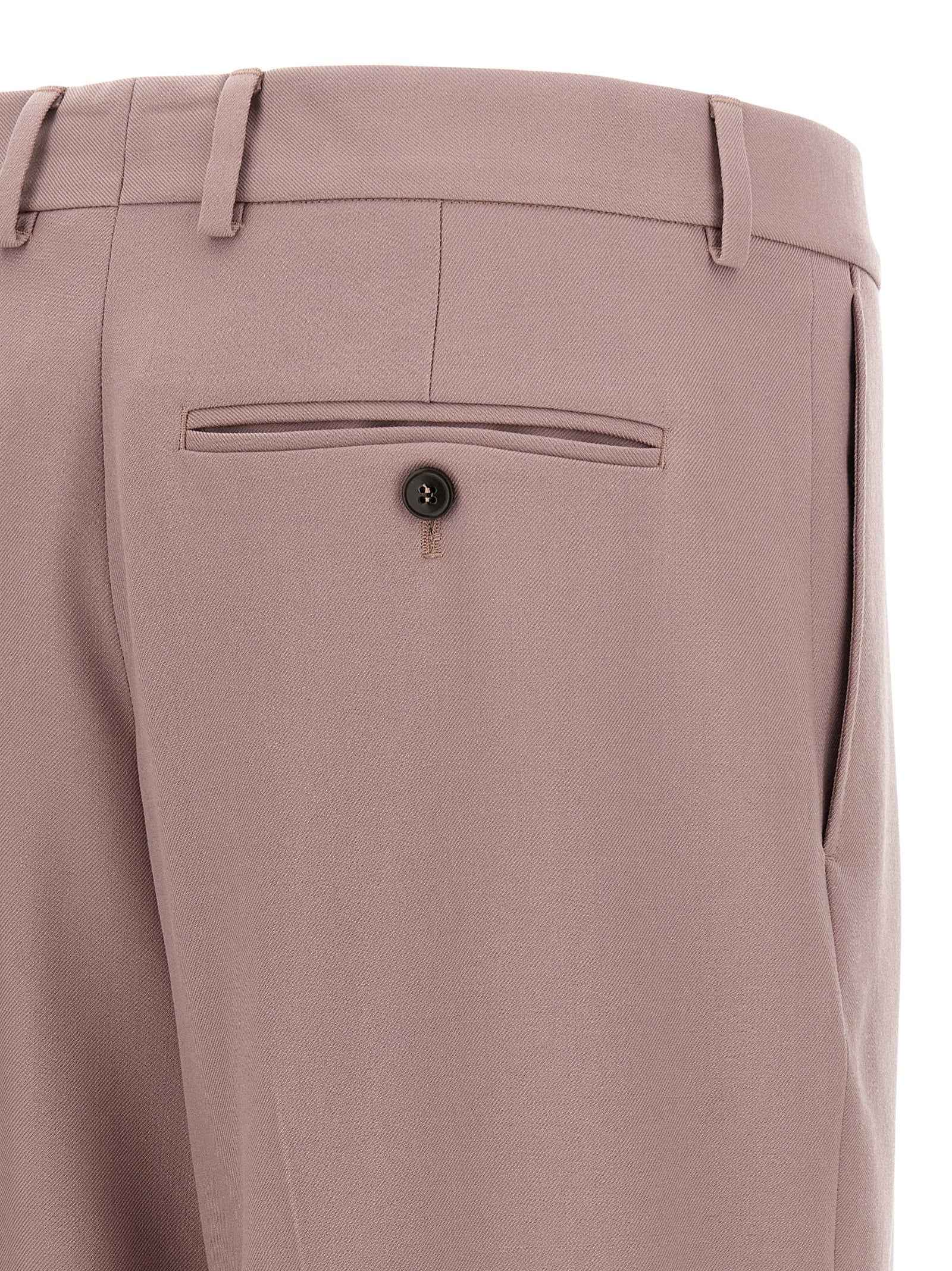 Multicolor Wool Dress Pants