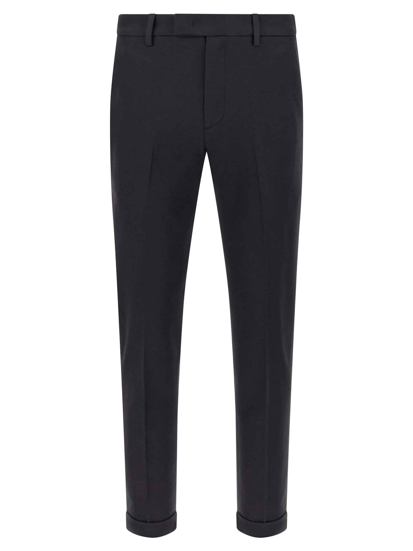 Blue Cotton Chino Pants