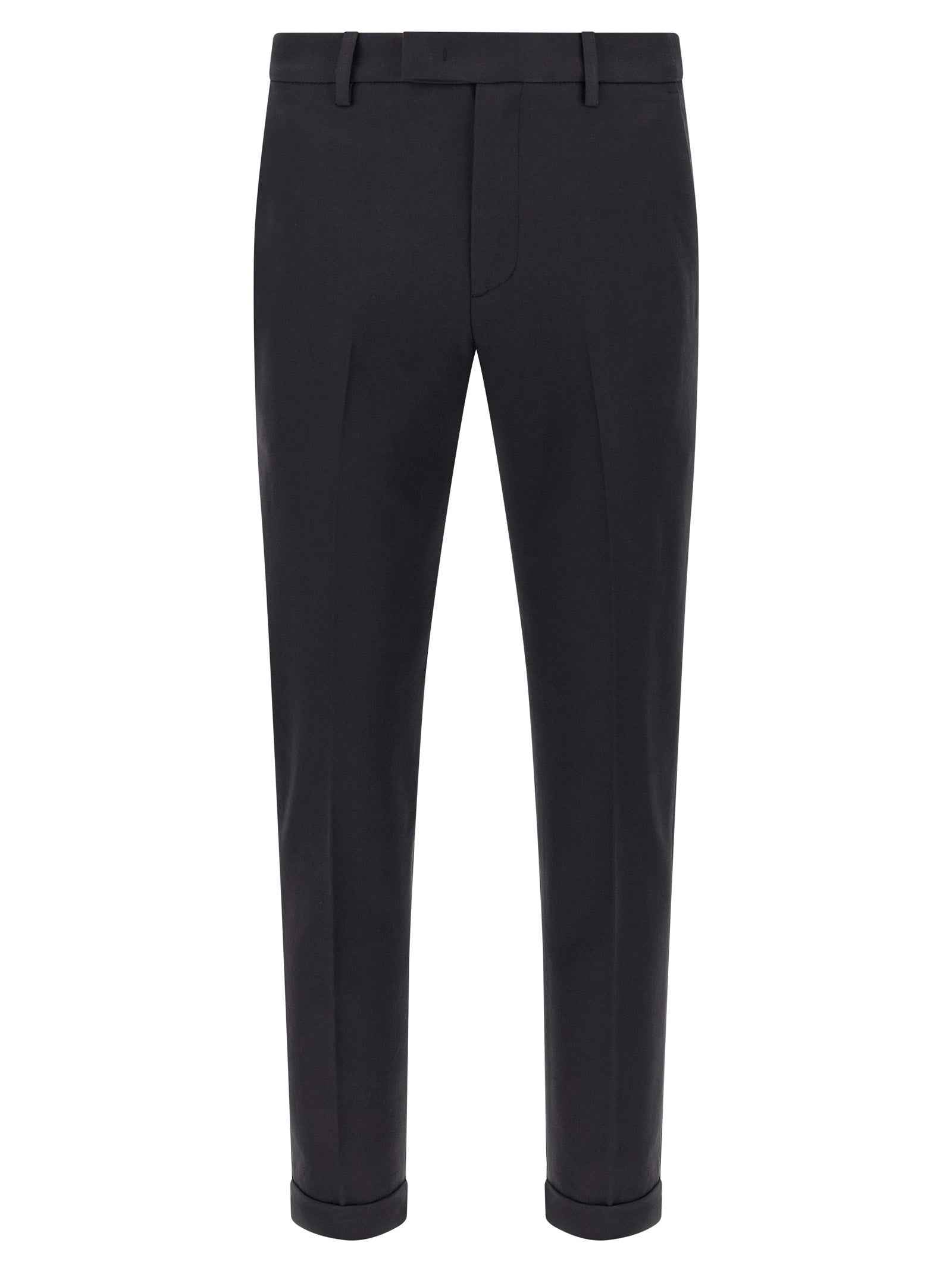 Blue Cotton Chino Pants