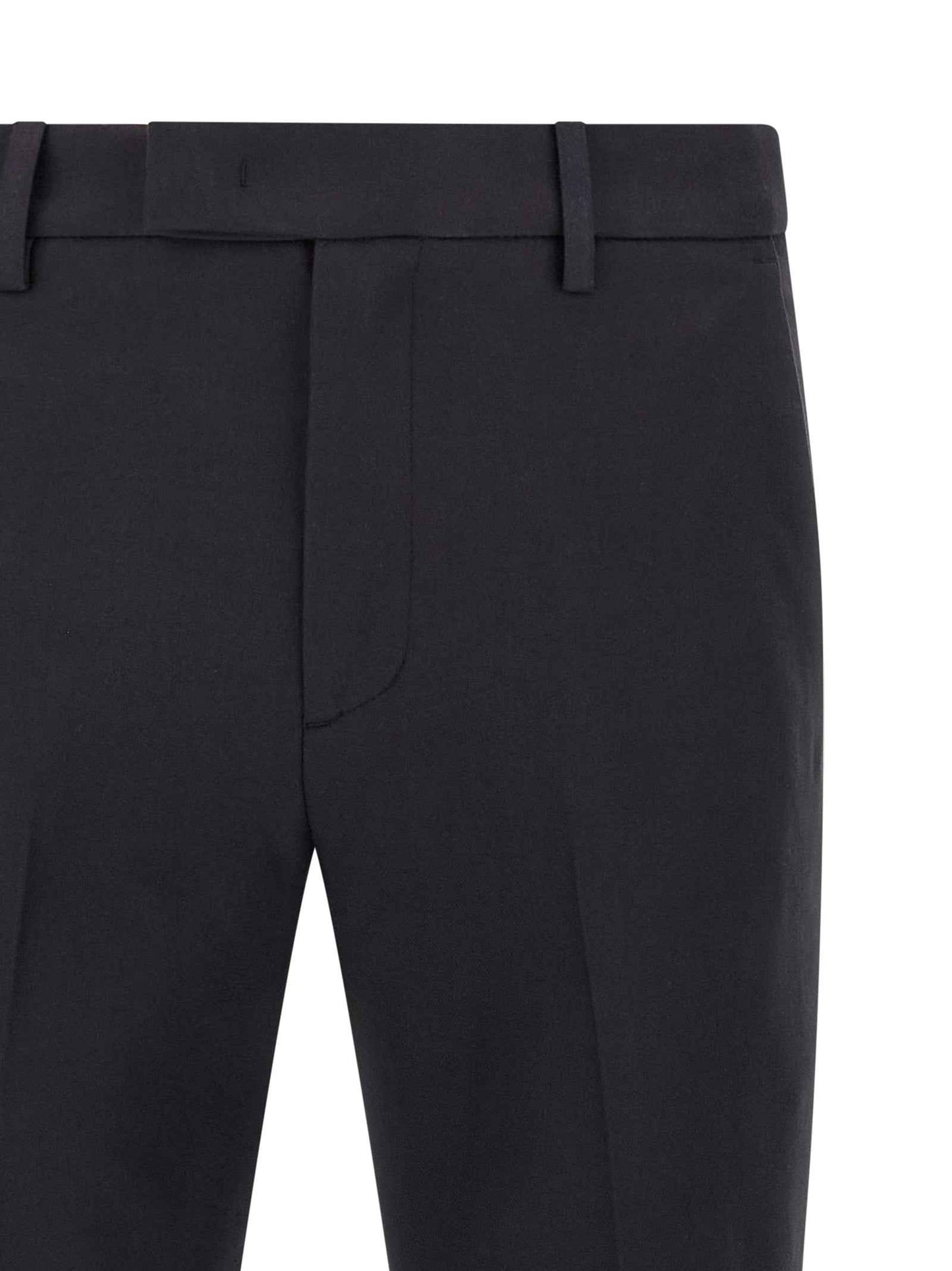Blue Cotton Chino Pants