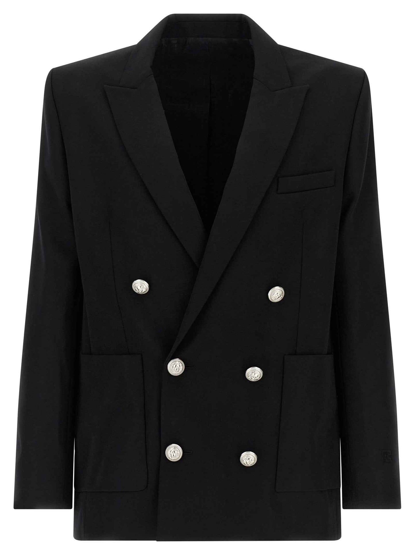 Black Virgin Wool Blazer