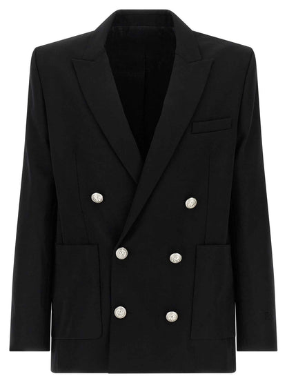 Black Virgin Wool Blazer