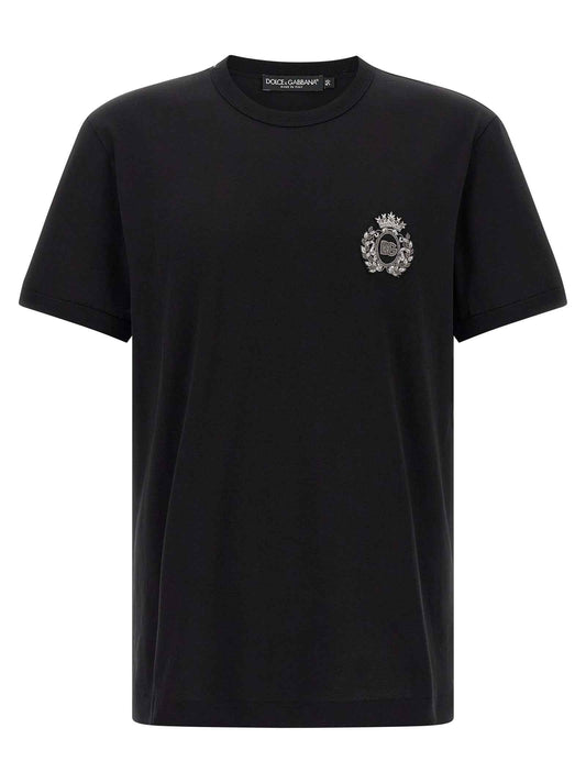 Black Cotton T-Shirt