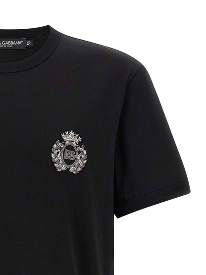 Black Cotton T-Shirt