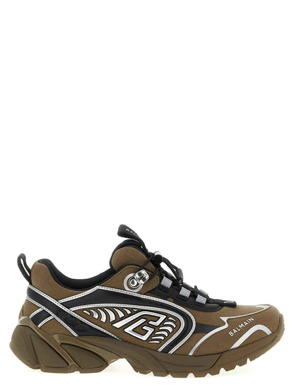 Bicolor Polyethylene Athletic Sneakers